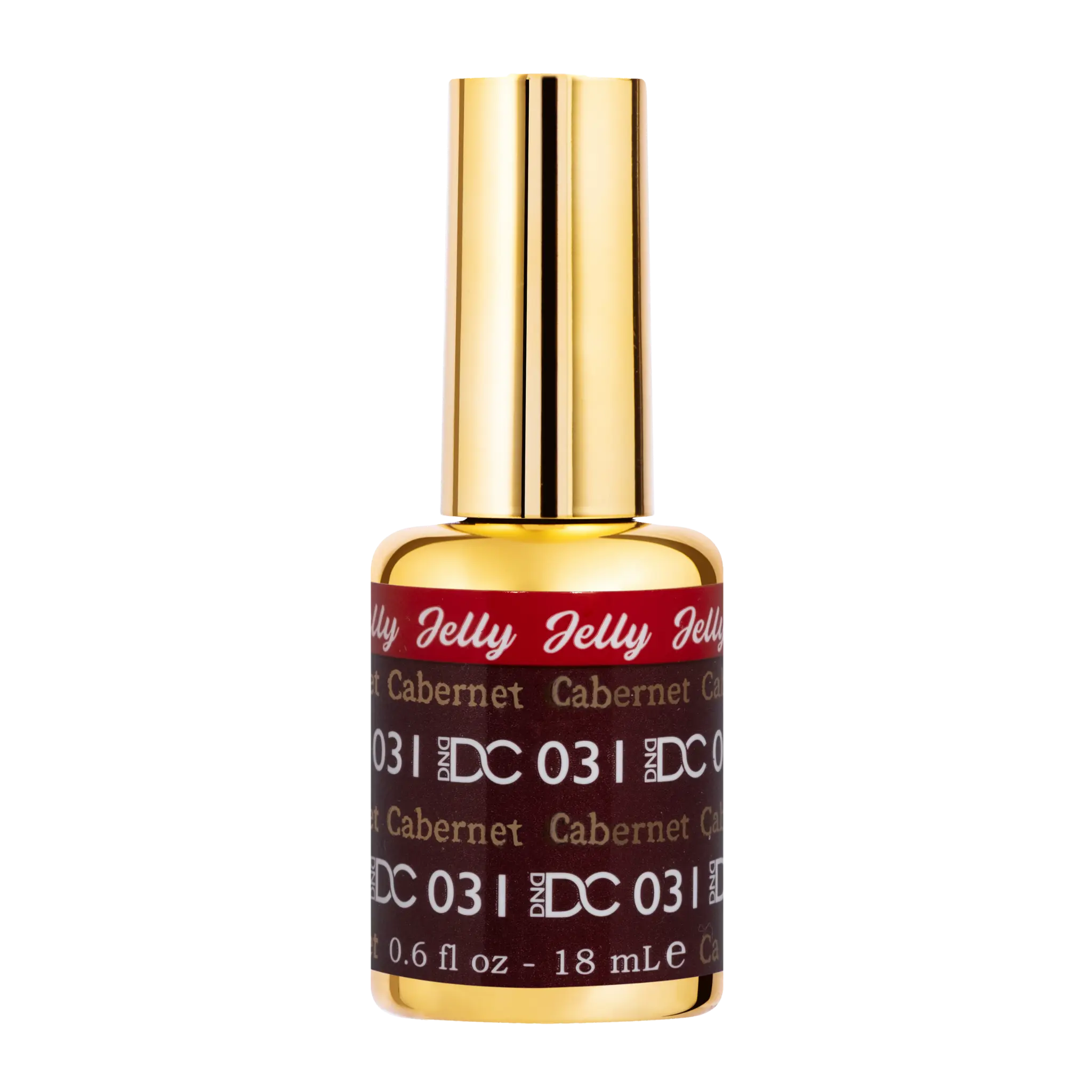 DND DC All My Jelly Gel Polish – #031 Cabernet (0.6oz / 18ml) – NEW 2026