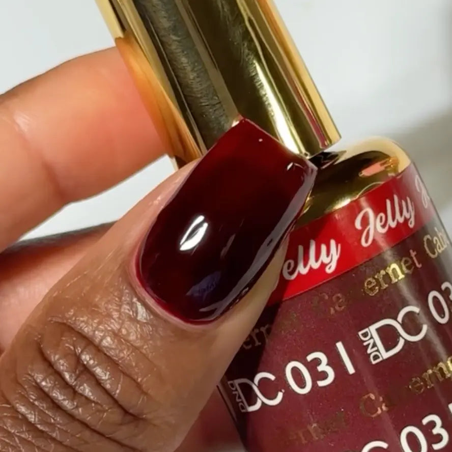 DND DC All My Jelly Gel Polish – #031 Cabernet (0.6oz / 18ml) – NEW 2026