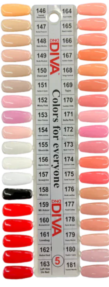 DND - DIVA Gel & Lacquer Duo Full Set 36 Colors (#146 - #181)