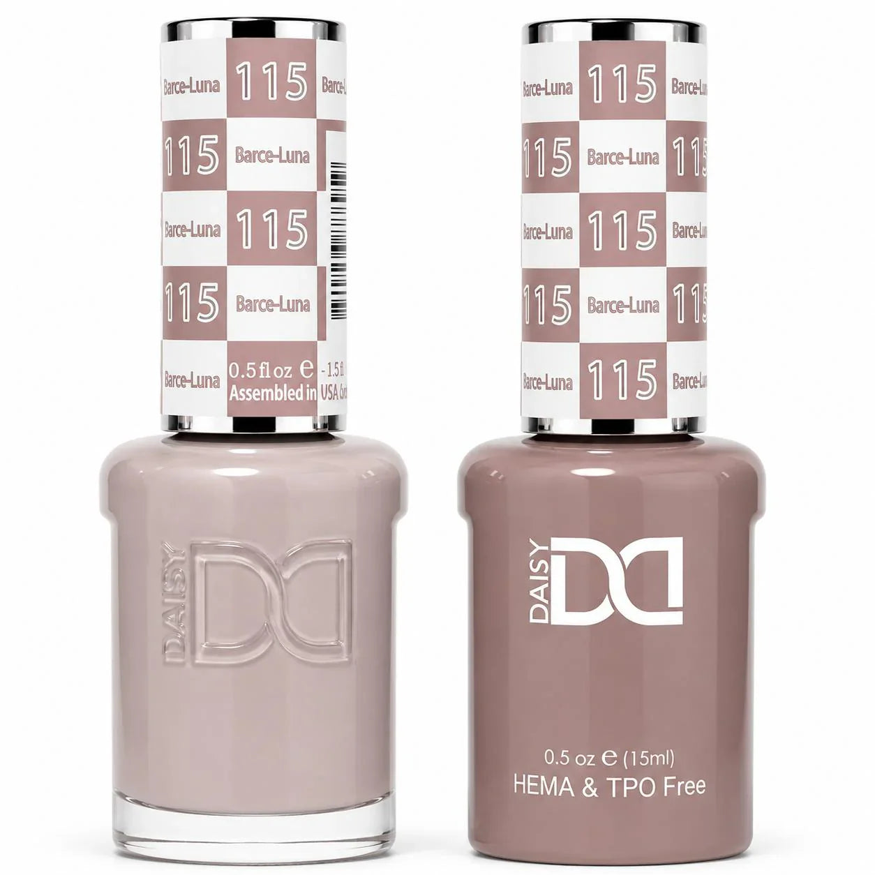 DND HEMA & TPO Free Gel Duo Matching Set – 115 Barde Luna (Gel + Lacquer)