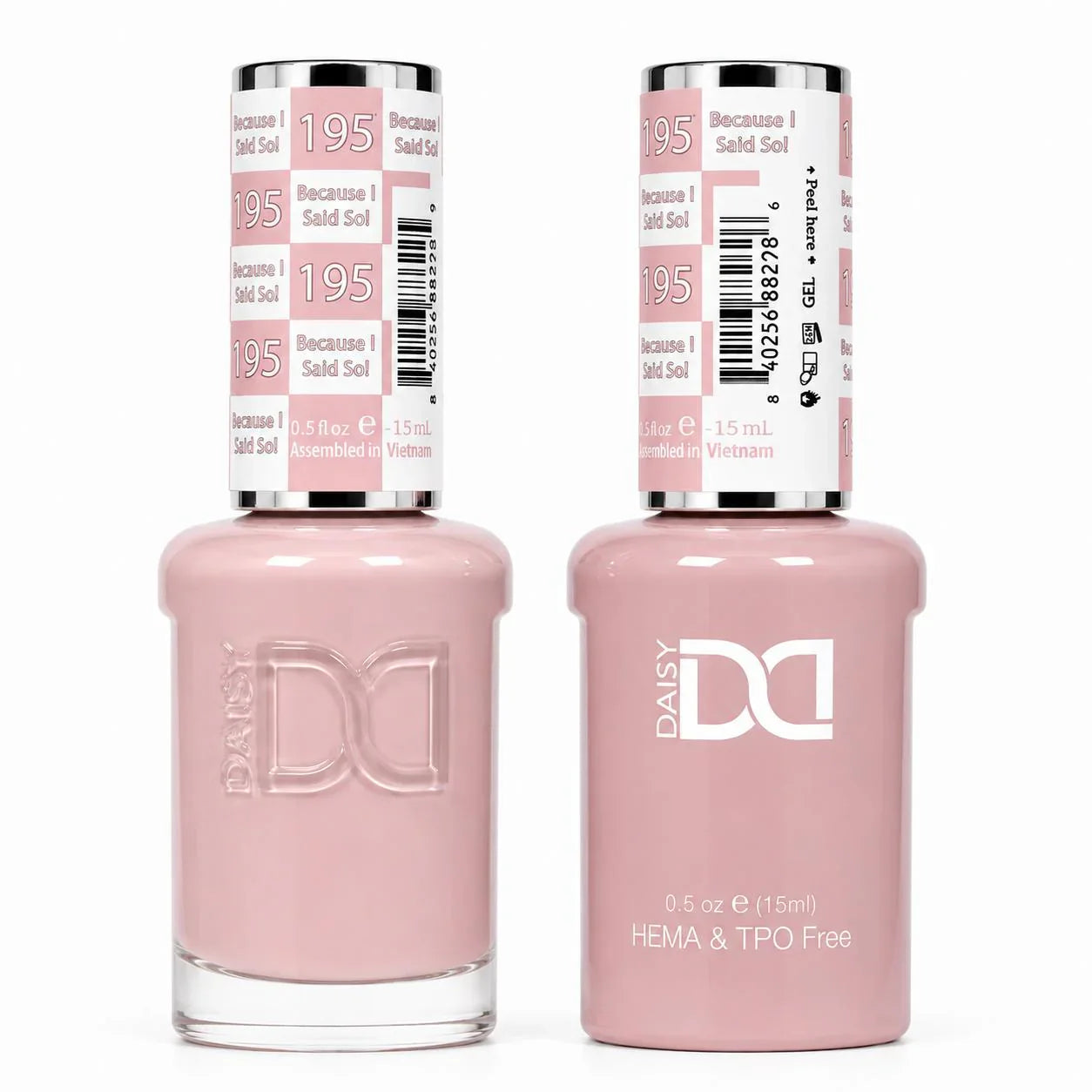 DND HEMA & TPO Free Gel Duo Matching Set – 195 Because I Said So! (Gel + Lacquer)