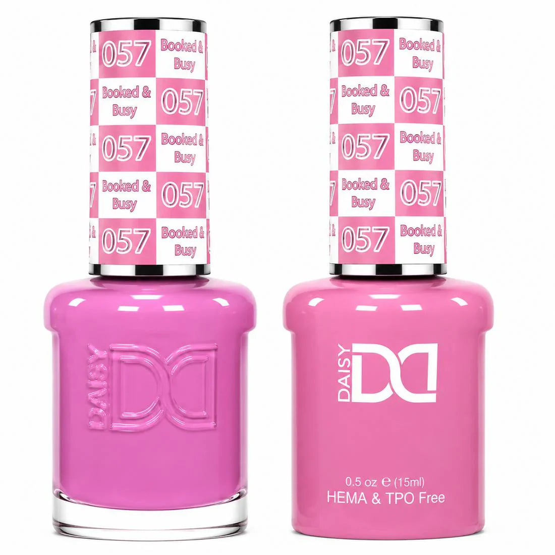 DND HEMA & TPO Free Gel Duo Matching Set – 057 Booked & Busy (Gel + Lacquer)
