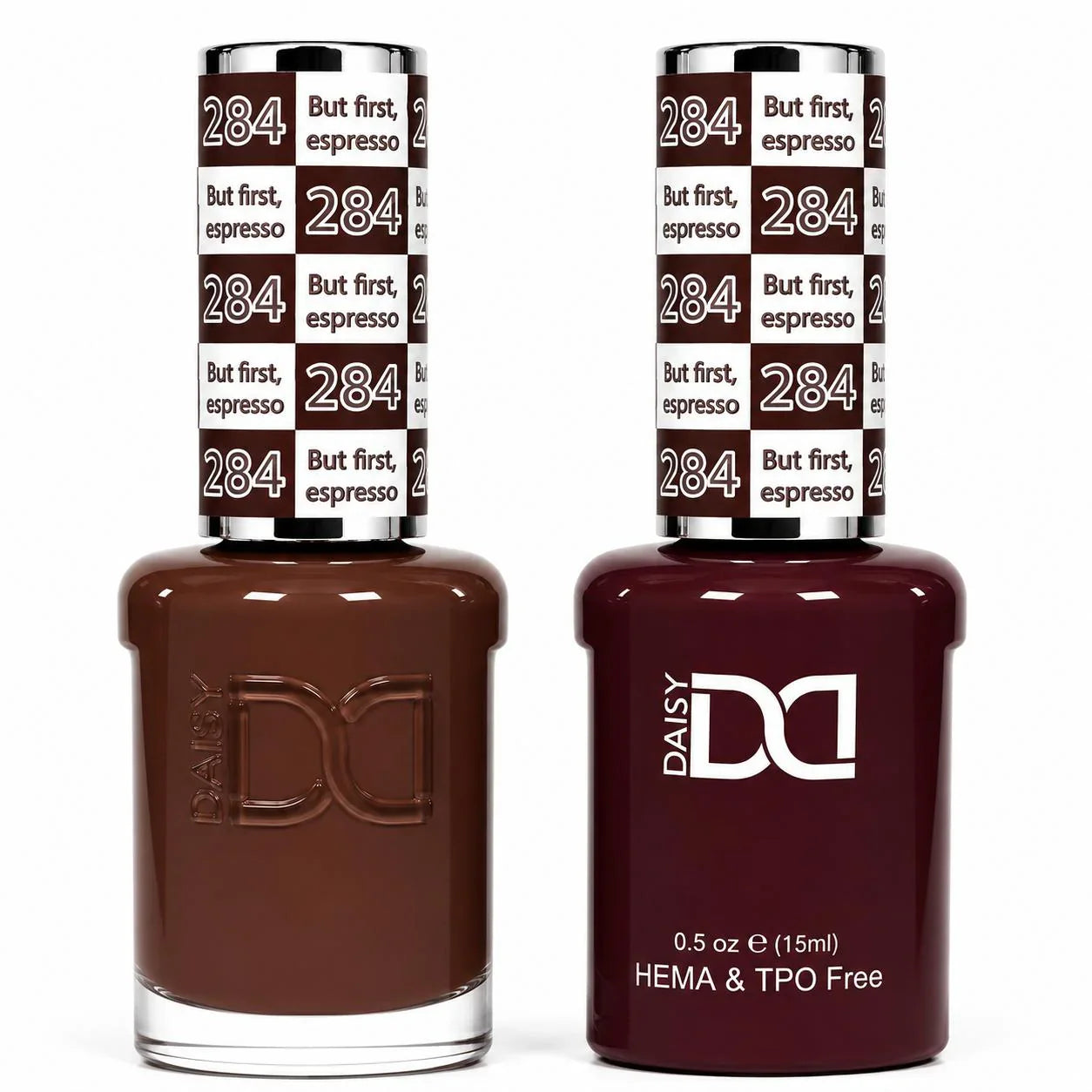DND HEMA & TPO Free Gel Duo Matching Set – 284 But First Espresso (Gel + Lacquer)