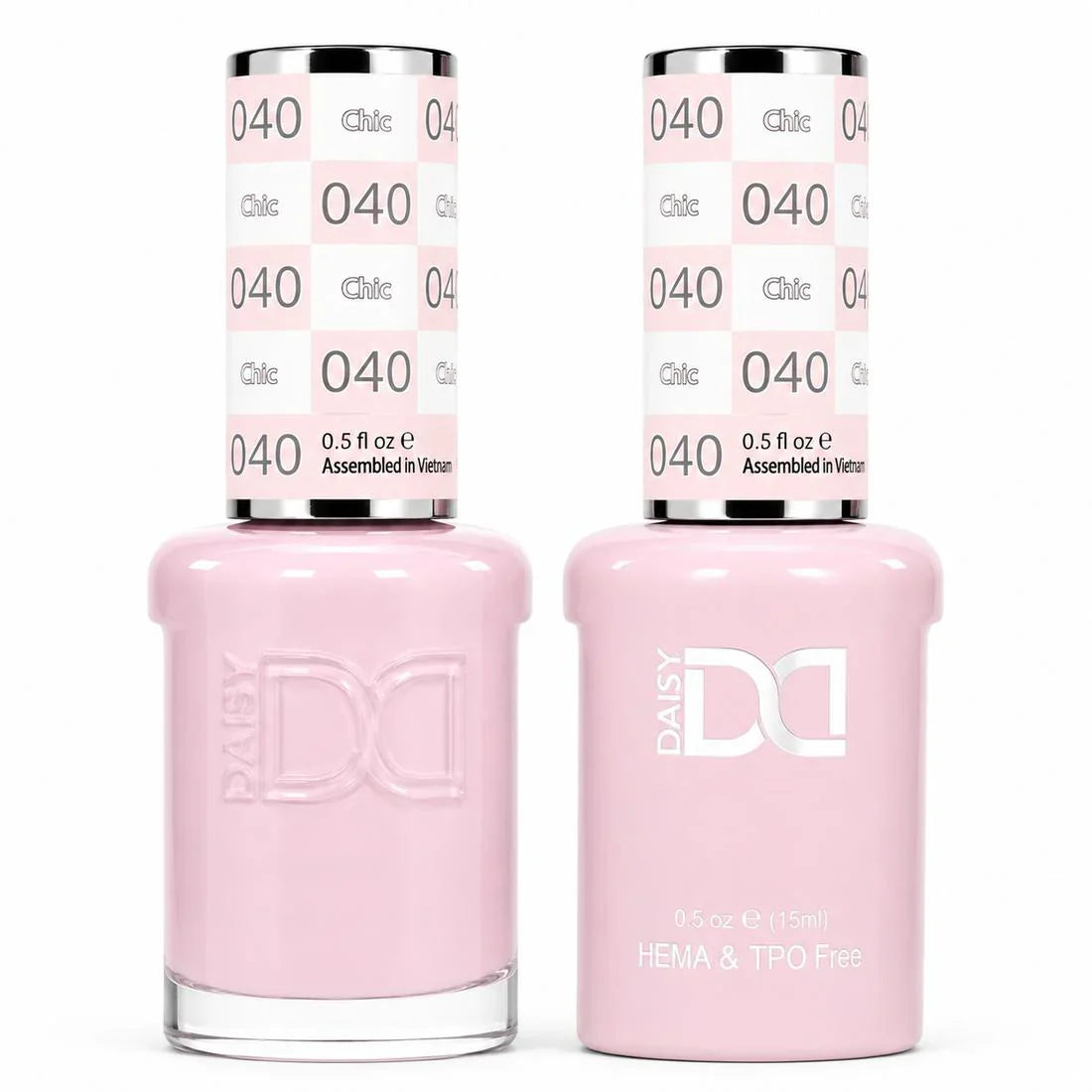 DND HEMA & TPO Free Gel Duo Matching Set – 040 Chic (Gel + Lacquer)