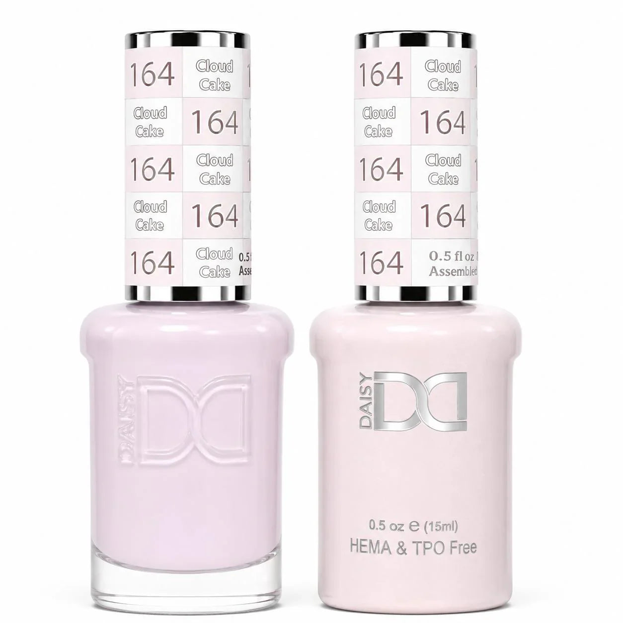DND HEMA & TPO Free Gel Duo Matching Set – 164 Cloud Cake (Gel + Lacquer)