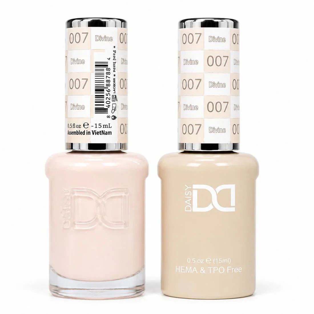 DND HEMA & TPO Free Gel Duo Matching Set – 007 Divine (Gel + Lacquer)