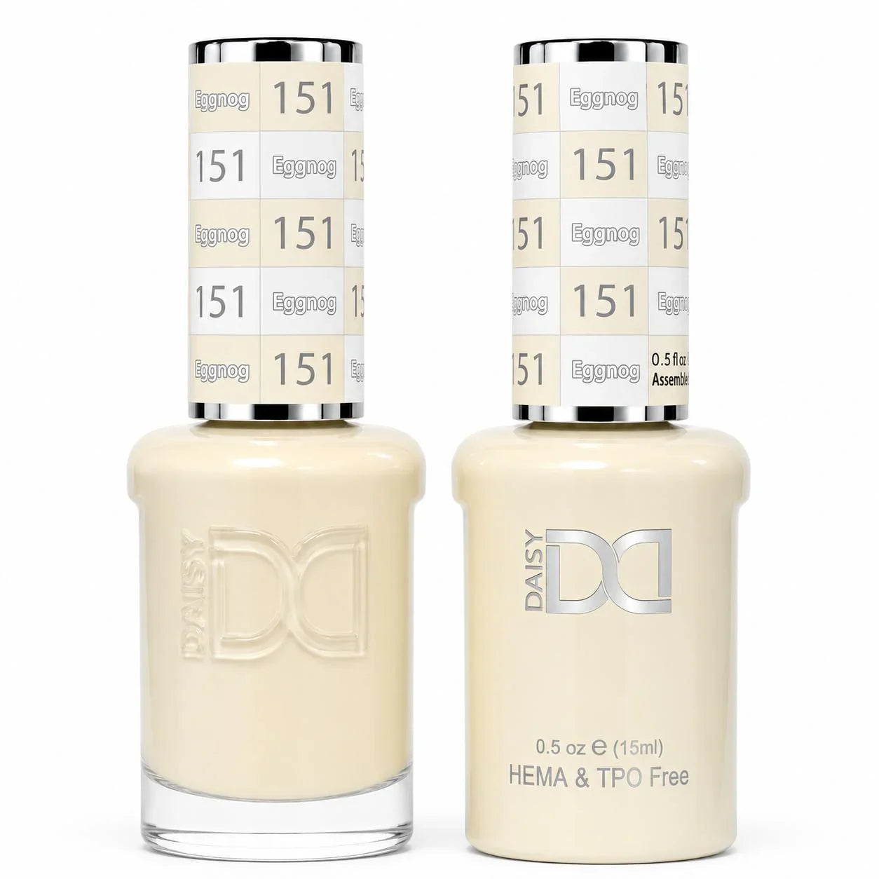 DND HEMA & TPO Free Gel Duo Matching Set – 151 Eggnog (Gel + Lacquer)