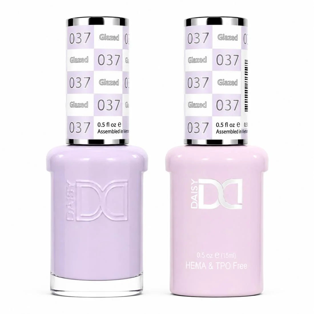 DND HEMA & TPO Free Gel Duo Matching Set – 037 Glazed (Gel + Lacquer)