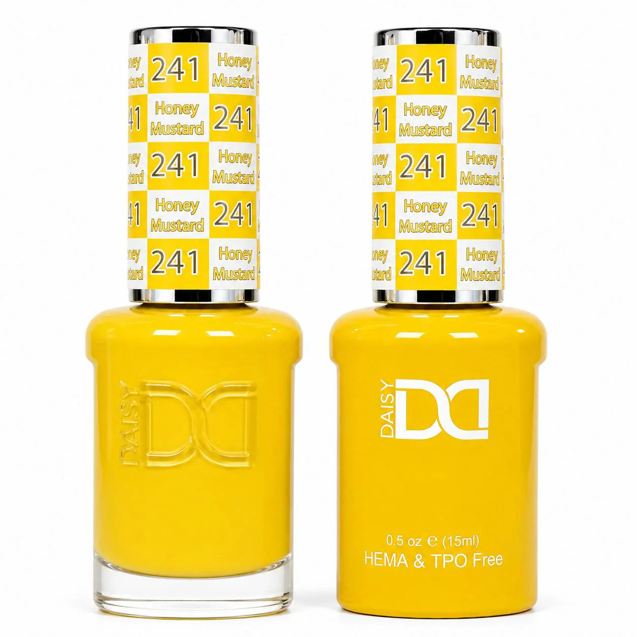 DND HEMA & TPO Free Gel Duo Matching Set – 241 Honey Mustard (Gel + Lacquer)