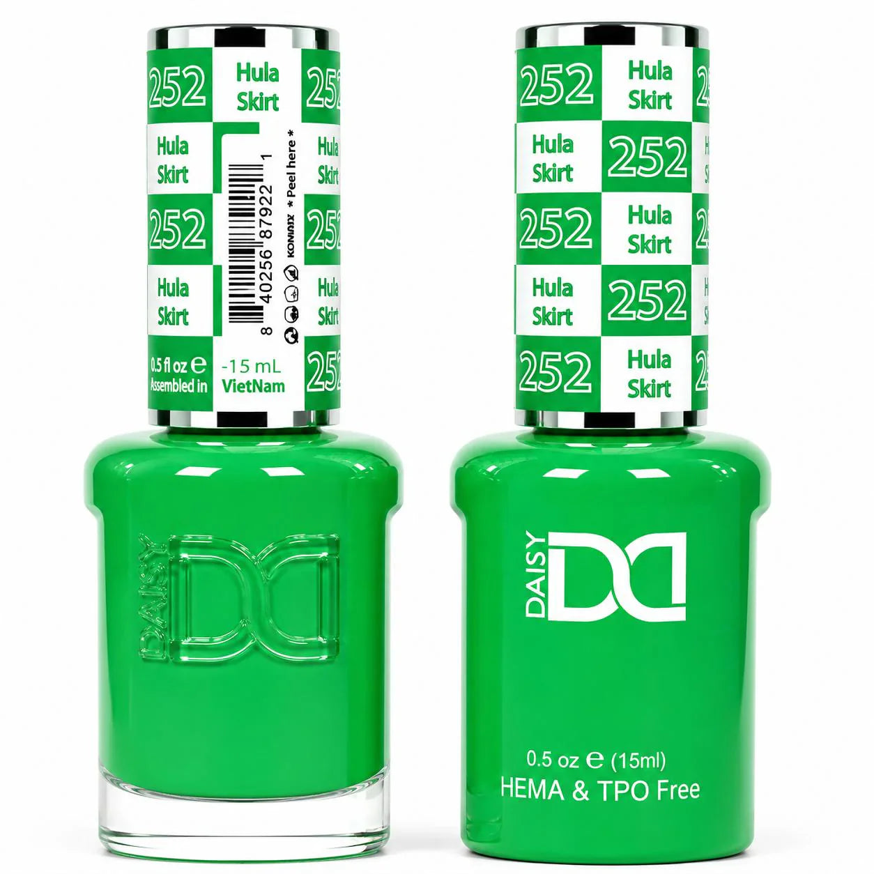 DND HEMA & TPO Free Gel Duo Matching Set – 252 Hula Skirt (Gel + Lacquer)