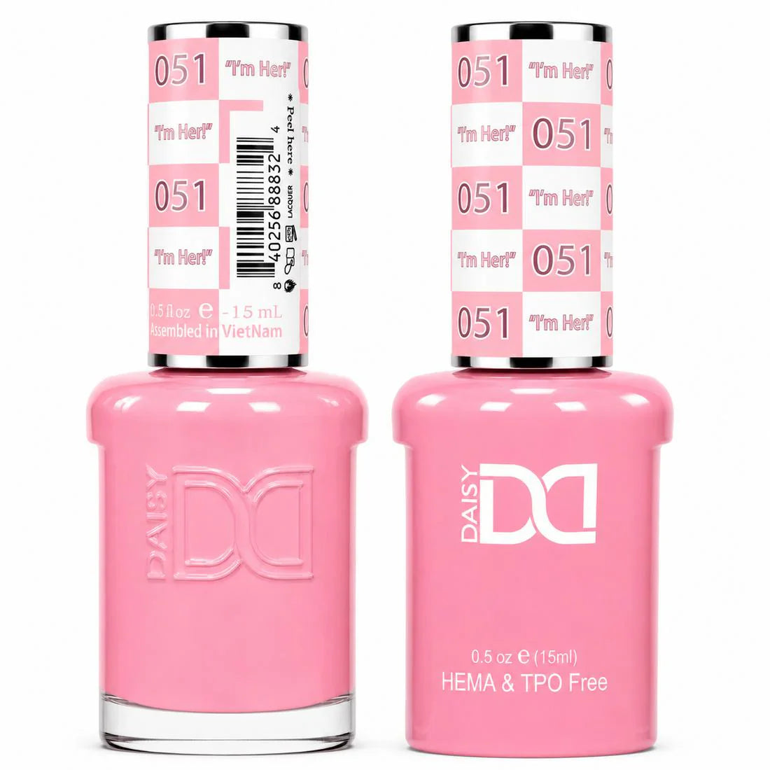 DND HEMA & TPO Free Gel Duo Matching Set – 051 “I’m Her!” (Gel + Lacquer)