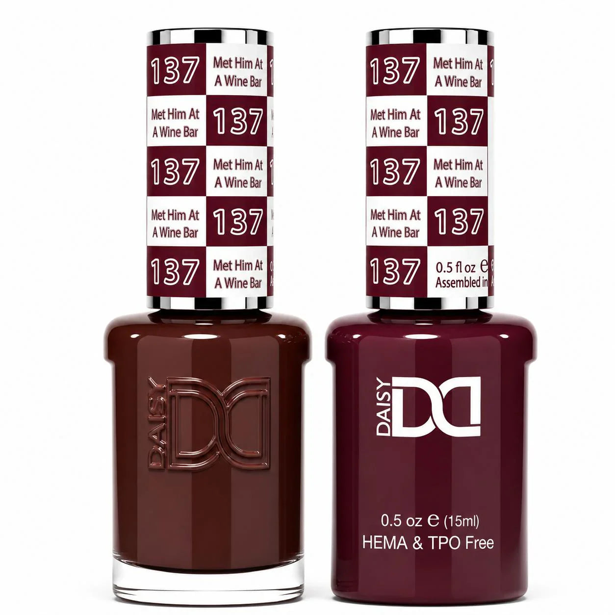 DND HEMA & TPO Free Gel Duo Matching Set – 137 Met Him At A Wine Bar (Gel + Lacquer)