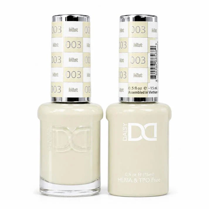 DND HEMA & TPO Free Gel Duo Matching Set – 003 Mist (Gel + Lacquer)