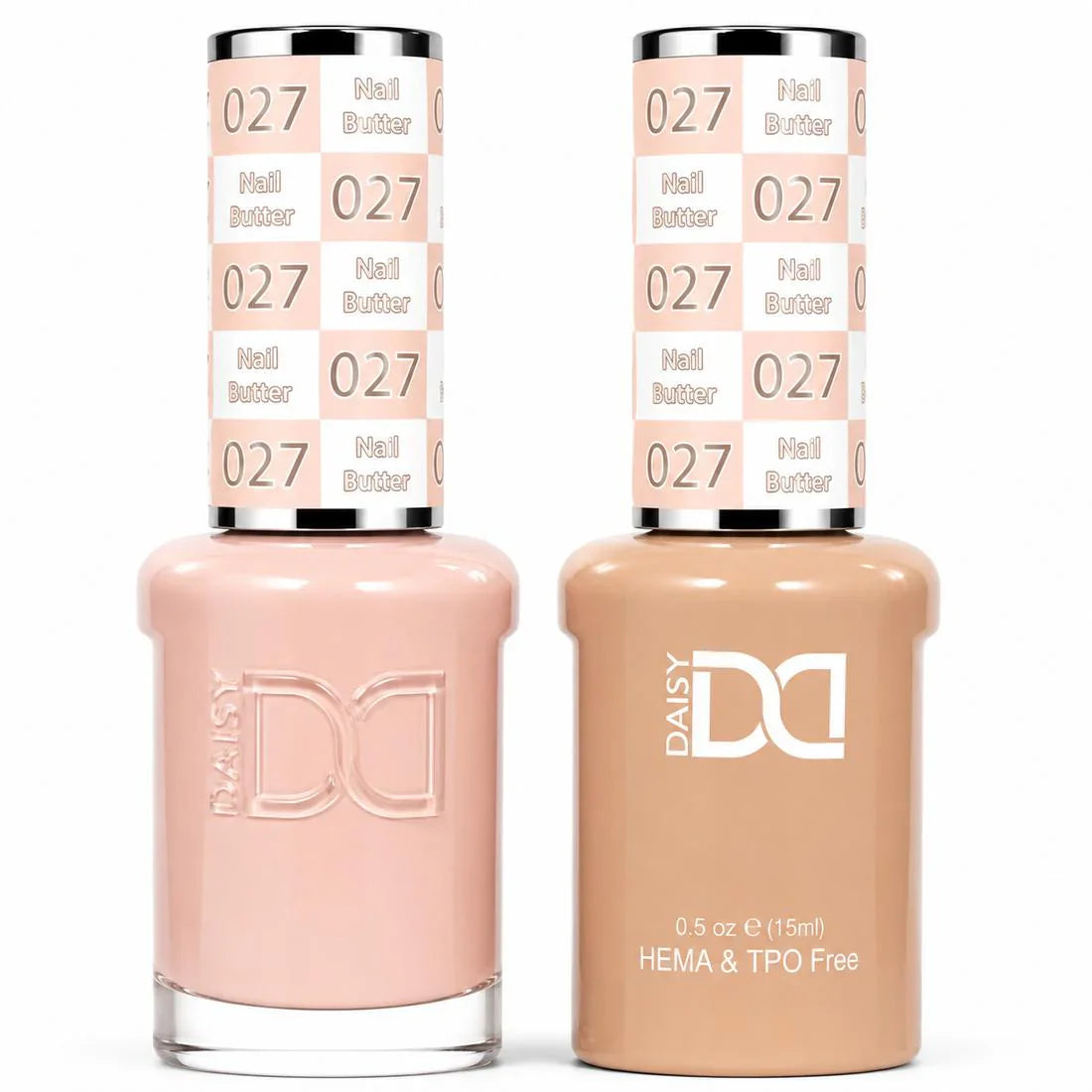 DND HEMA & TPO Free Gel Duo Matching Set – 027 Nail Butter (Gel + Lacquer)