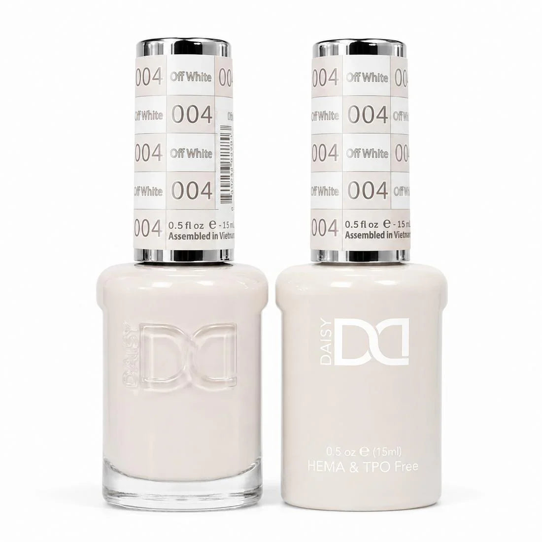DND HEMA & TPO Free Gel Duo Matching Set – 004 Off White (Gel + Lacquer)