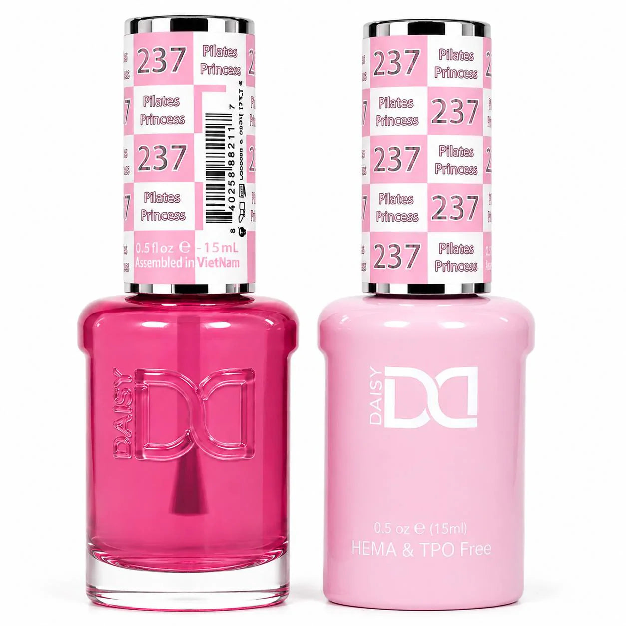 DND HEMA & TPO Free Gel Duo Matching Set – 237 Pillow Princess (Gel + Lacquer)
