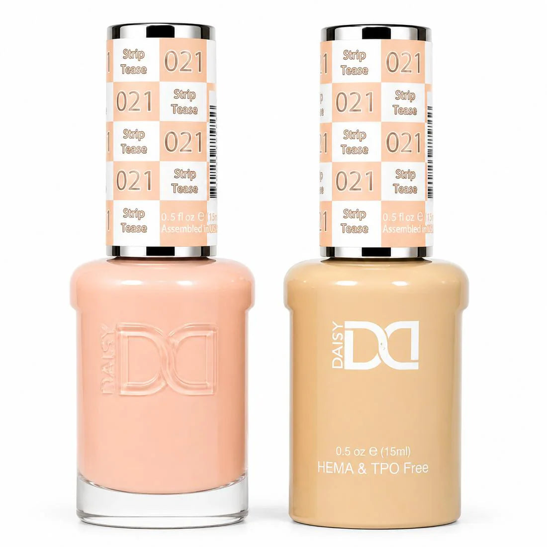 DND HEMA & TPO Free Gel Duo Matching Set – 021 Strip Tease (Gel + Lacquer)