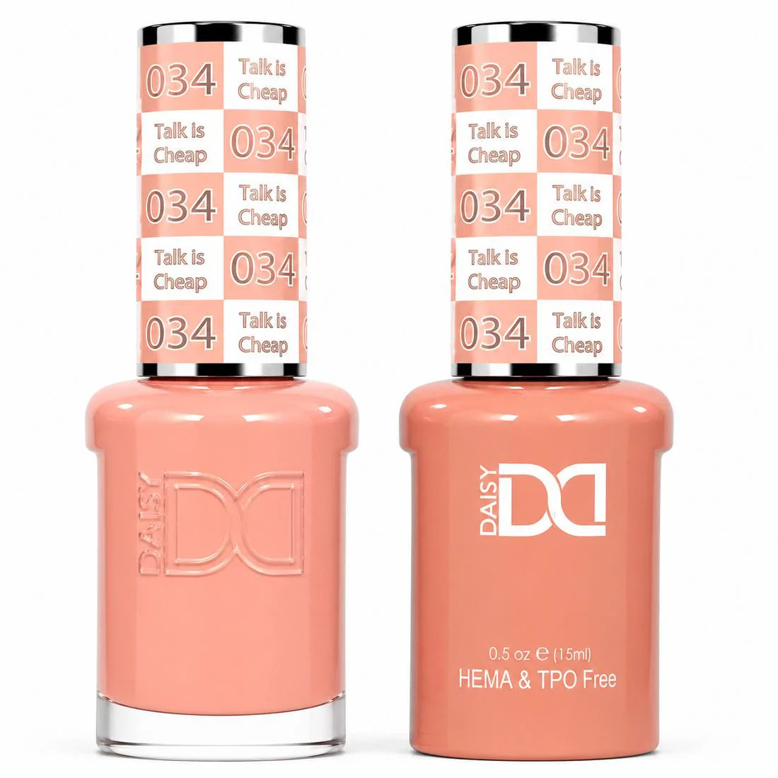 DND HEMA & TPO Free Gel Duo Matching Set – 034 Talk Is Cheap (Gel + Lacquer)