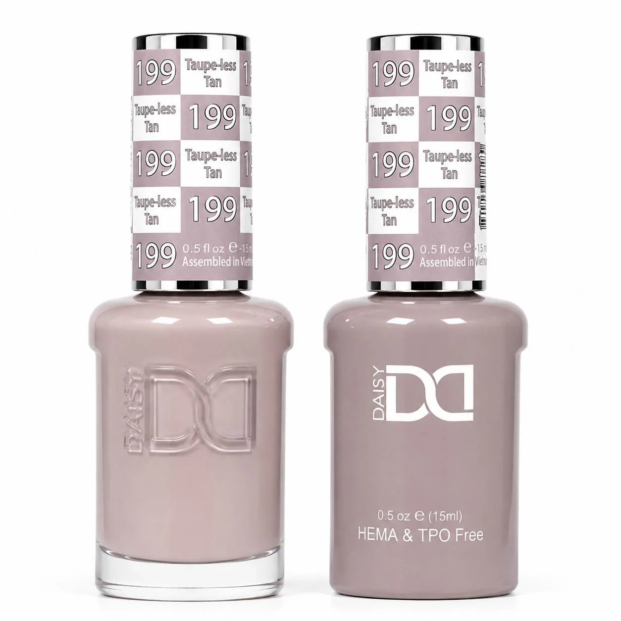 DND HEMA & TPO Free Gel Duo Matching Set – 199 Taupe Less Tan (Gel + Lacquer)