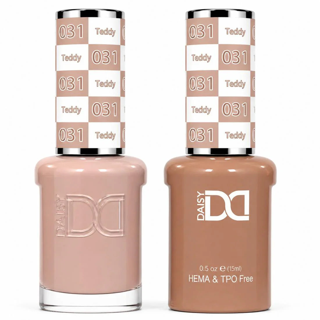 DND HEMA & TPO Free Gel Duo Matching Set – 031 Teddy (Gel + Lacquer)
