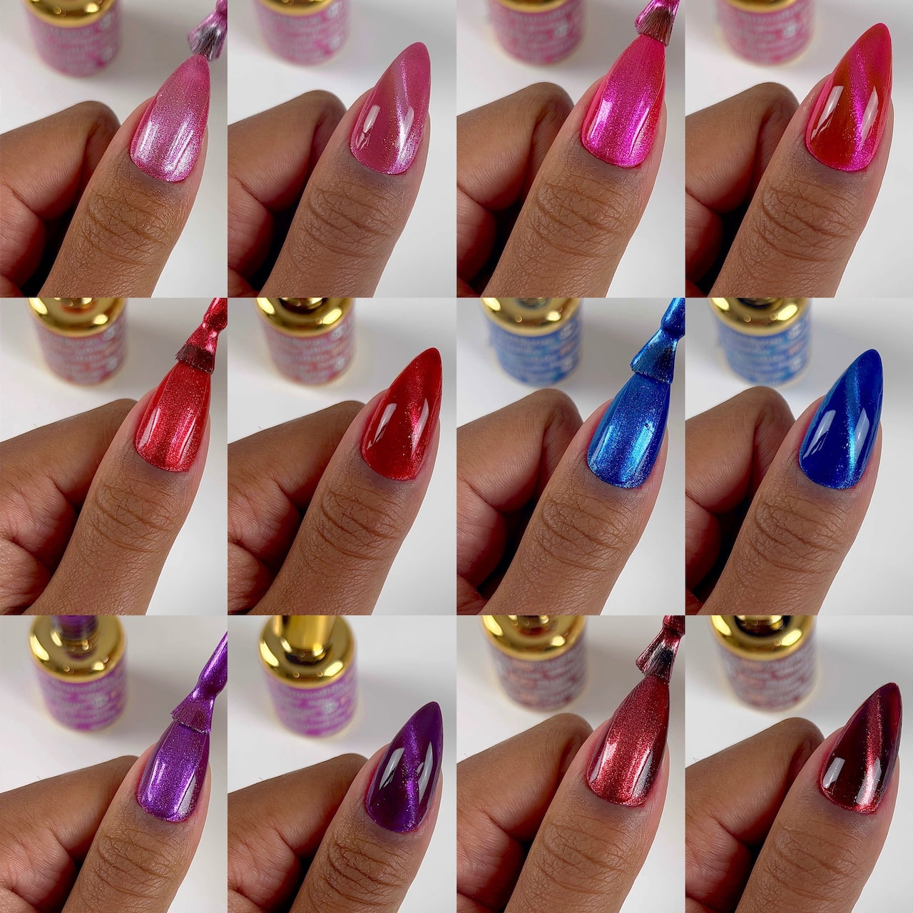 DND - DC 9D Cat Eye Smoothie Full Set 12 Colors (#01 - #12) - NEW 2024