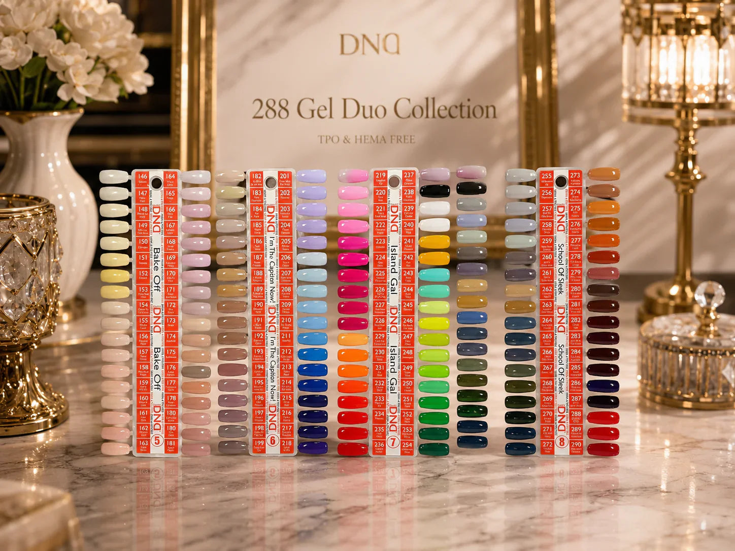 DND HEMA & TPO Free - Full line 288 Duo Matching Colors + Free 1 sample book & 1 set color chart