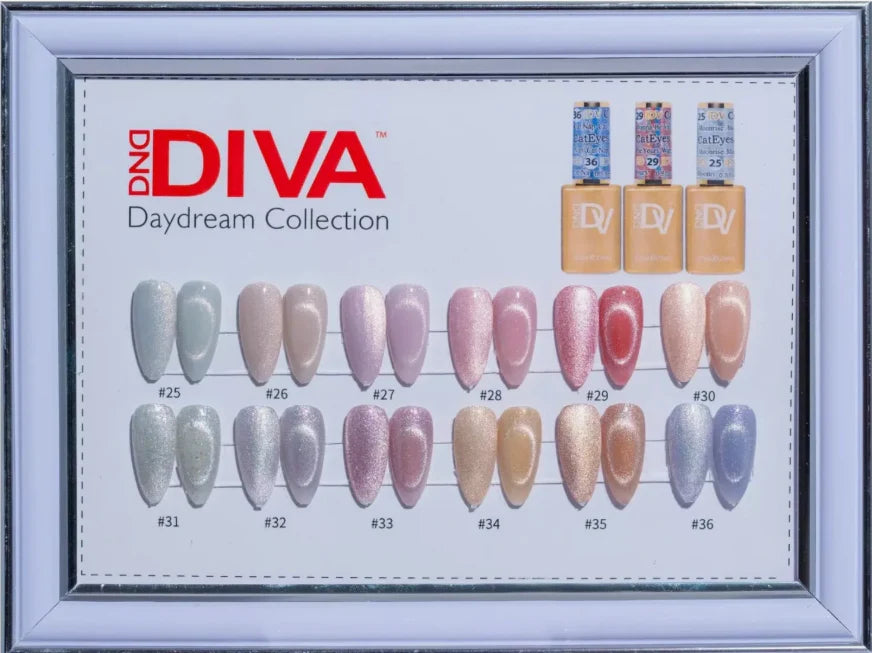 DND - DIVA Cat Eye Daydream Full Set 12 Colors (#25 - #36)
