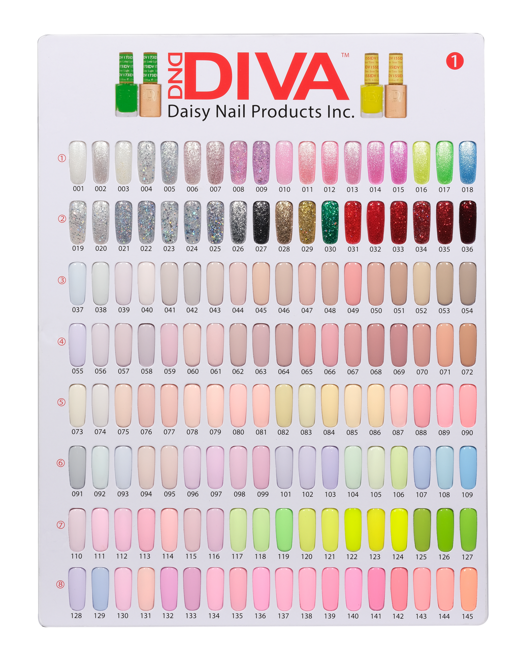 DND - DIVA Gel & Lacquer Duo (#146 - #218) - NEW 2024
