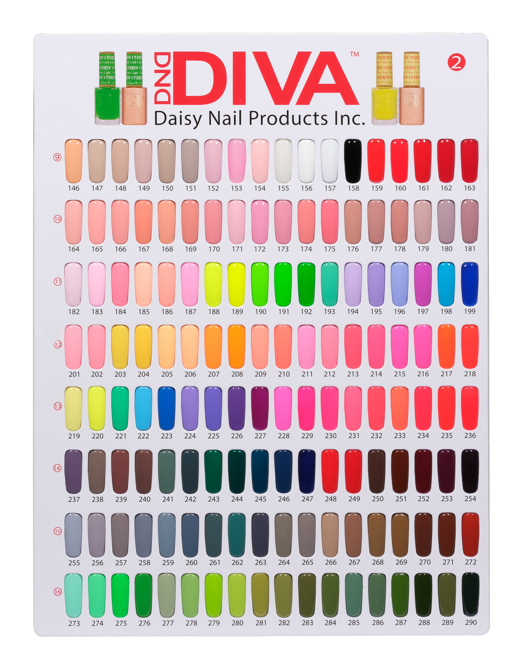 DND - DIVA Gel & Lacquer Duo (#146 - #218) - NEW 2024