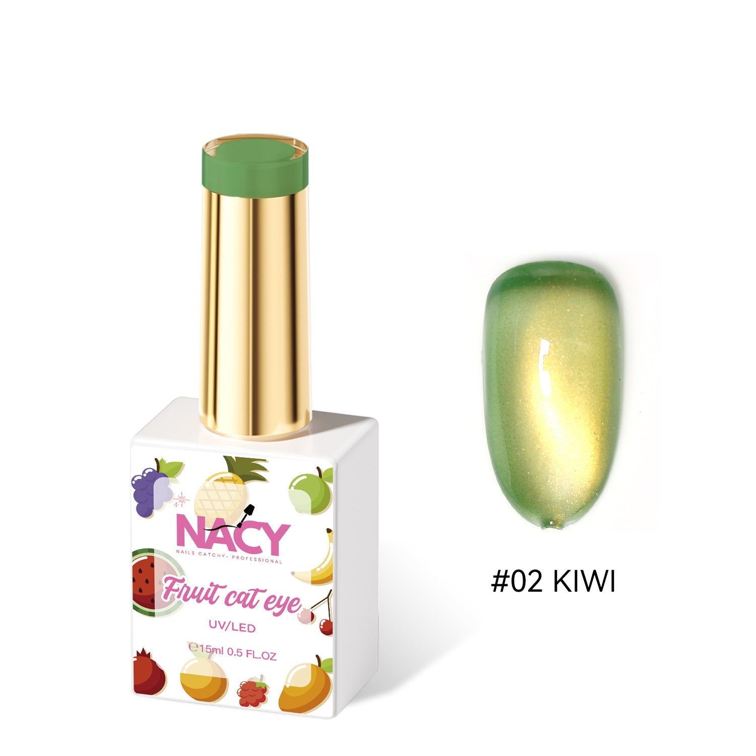 Nacy Fruit Cat Eye Gel 0.5oz Hema / Tpo Free - 02