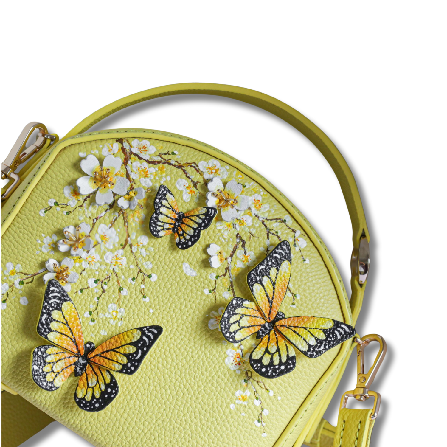 Ember Small Hand Bag with Lipstick Holders Custom Artwork