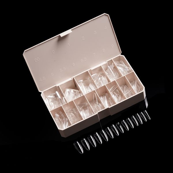 iGel PRO-X Soft Gel Nail Tips 21 - Natural Almond Long (600 pcs)