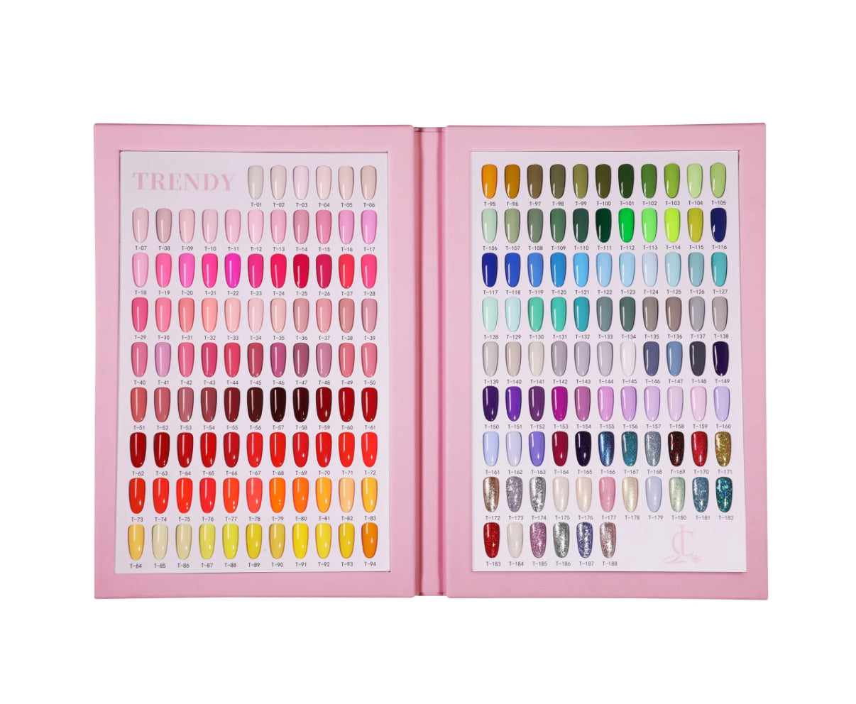 TRENDY COLLECTION – 188 COLORS Duo and Free Gift
