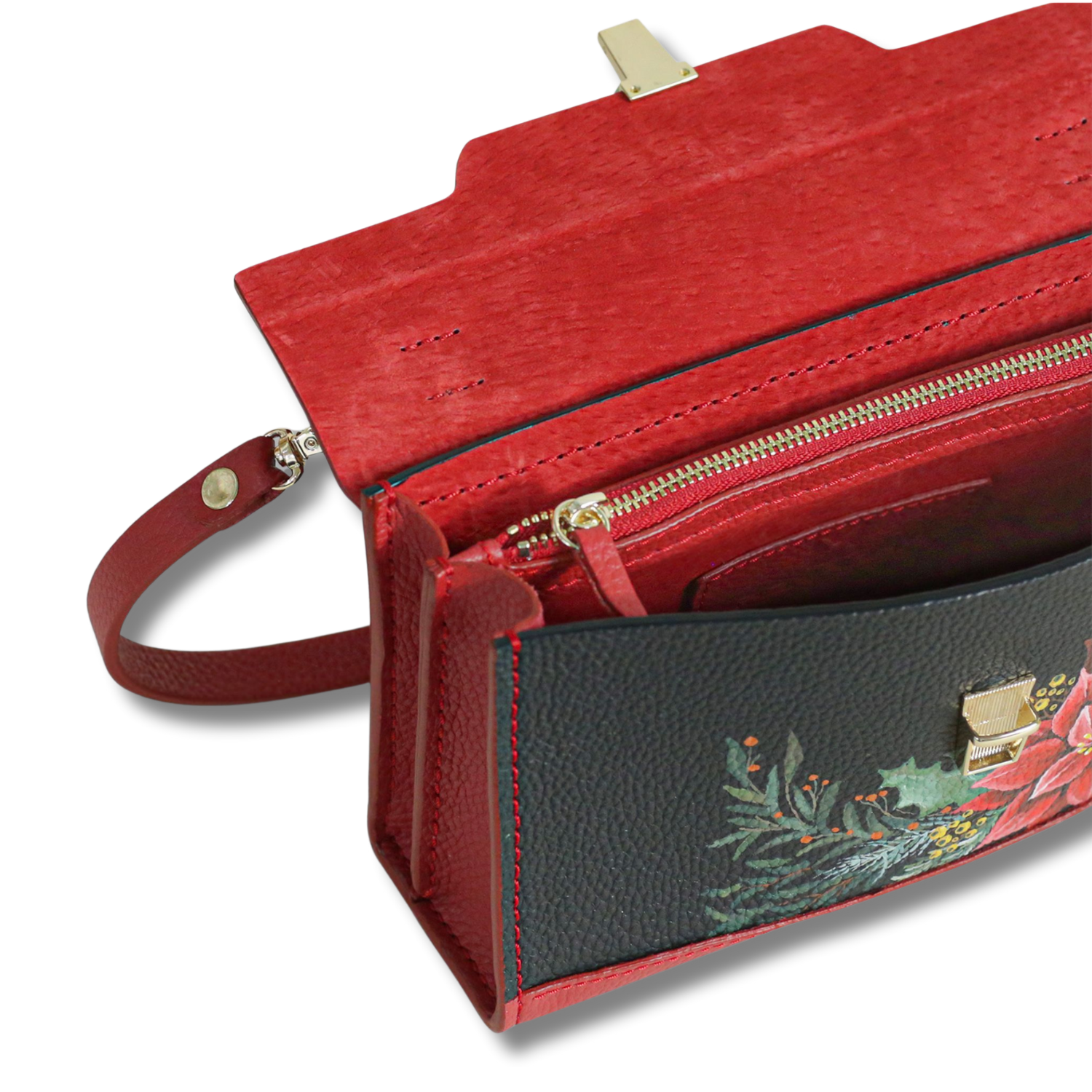 Grace Shoulder Bag Dual Compartments Glasses Storage