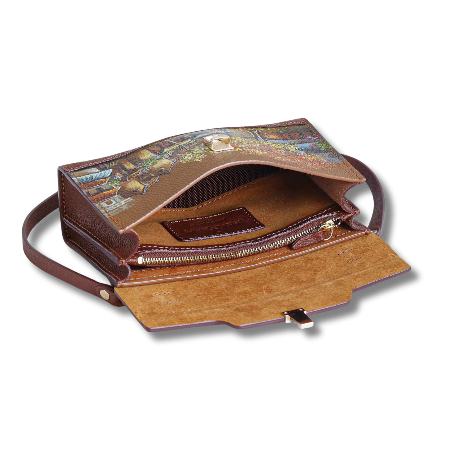 Grace Shoulder Bag Dual Compartments Glasses Storage