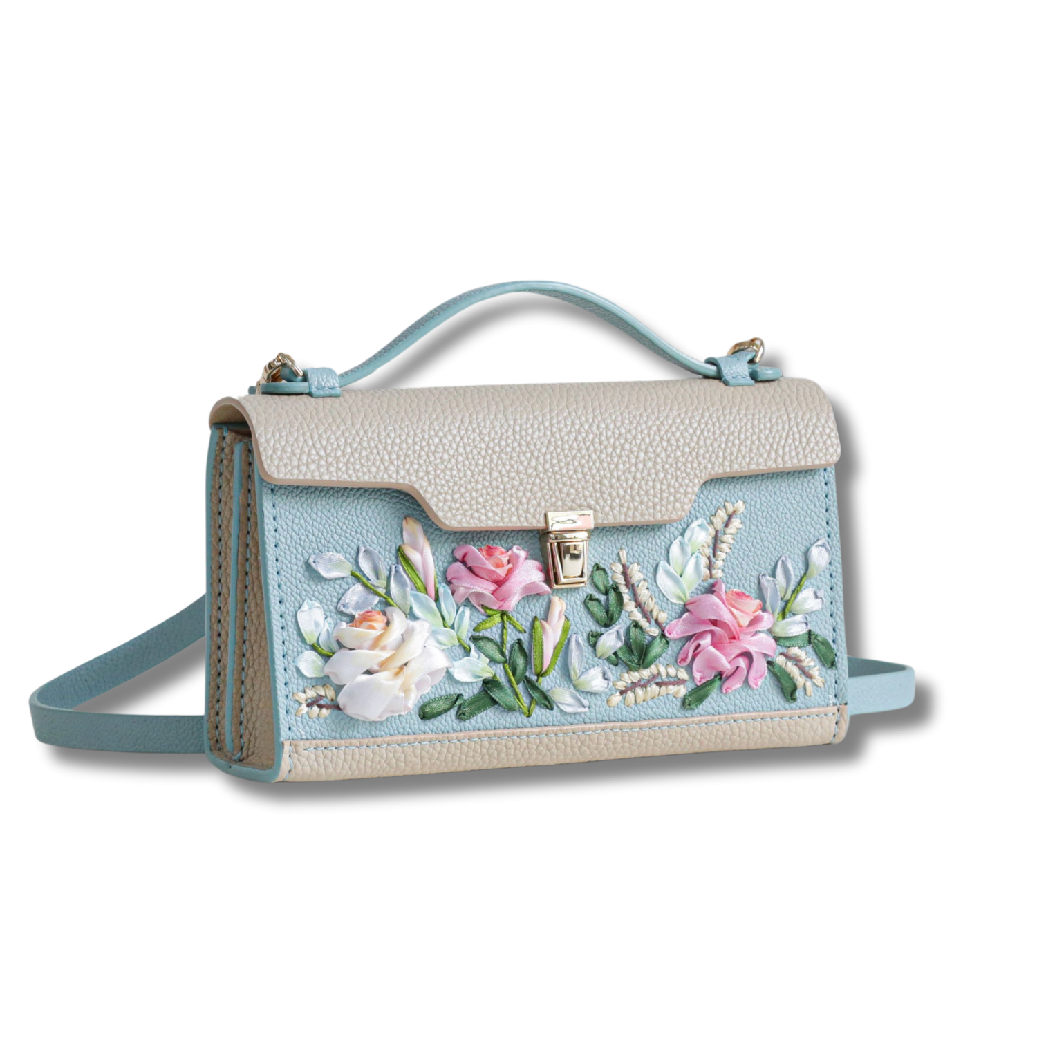 Grace Shoulder Bag Dual Compartments Glasses Storage