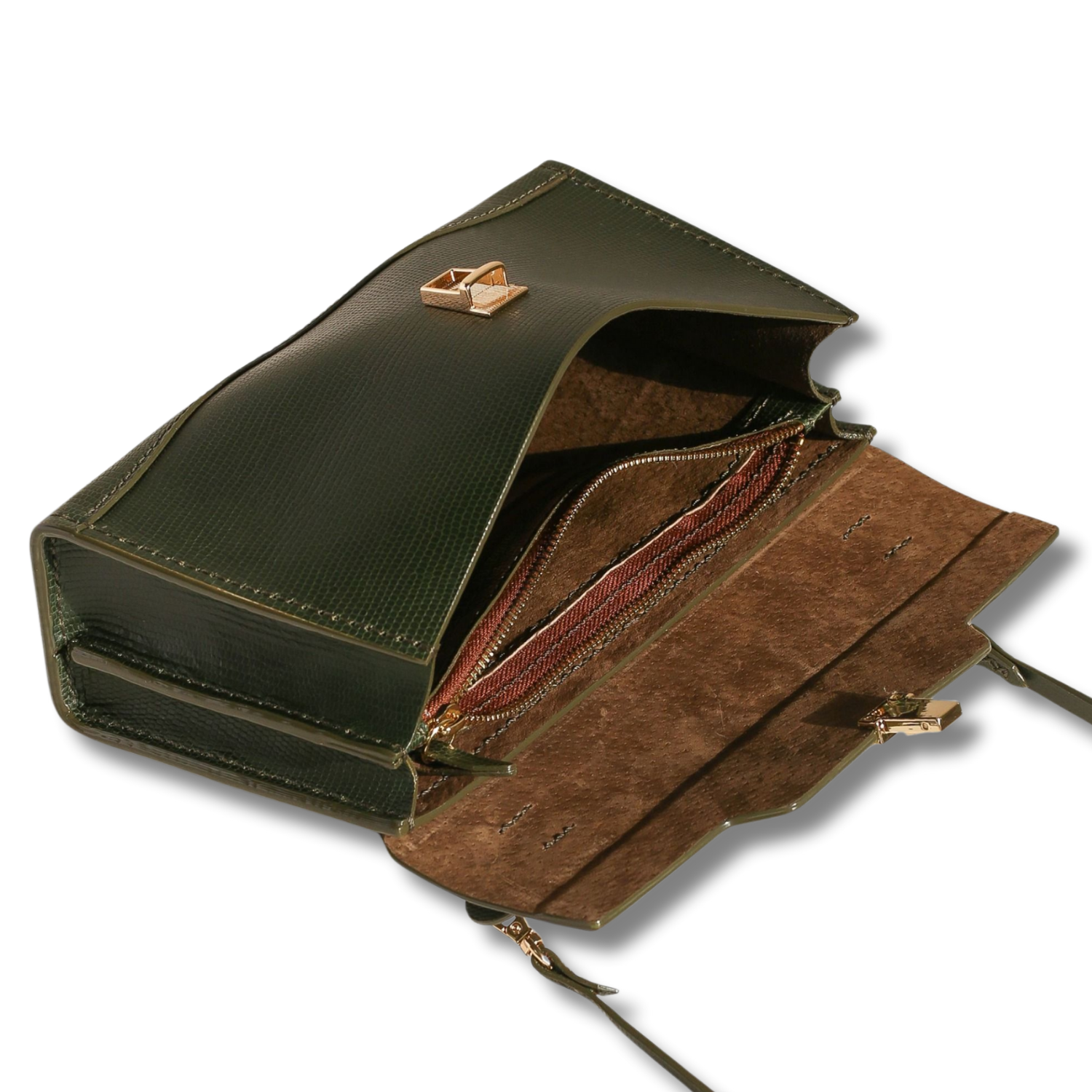 Grace Shoulder Bag Dual Compartments Glasses Storage