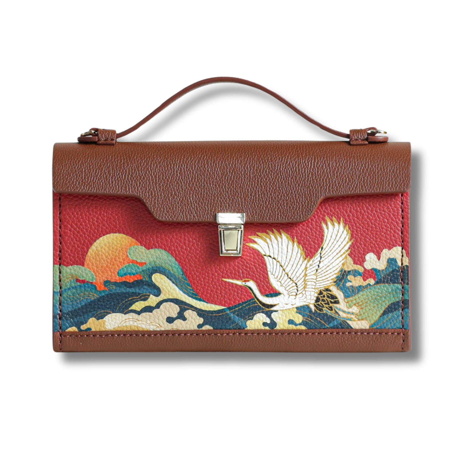 Grace Shoulder Bag Dual Compartments Glasses Storage