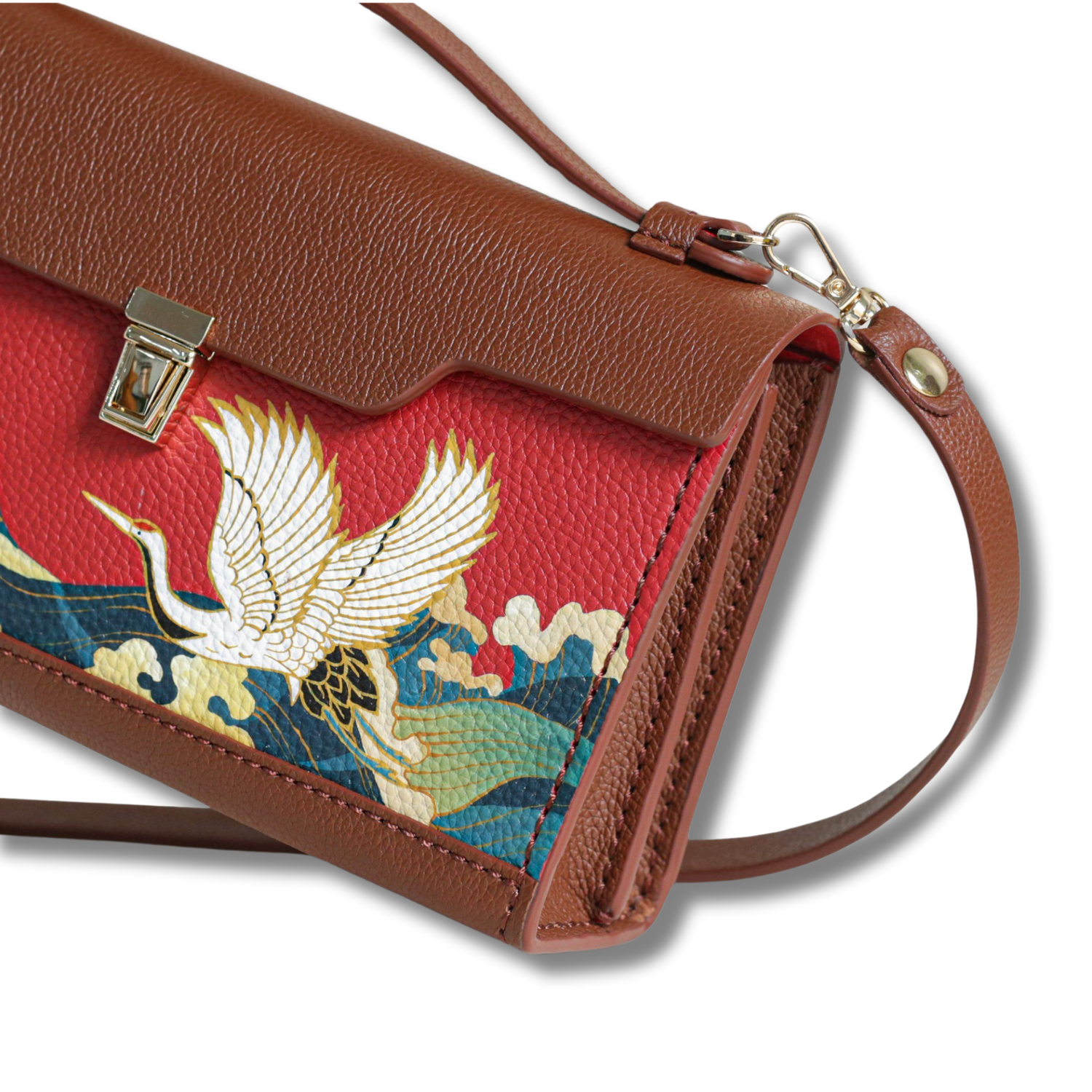 Grace Shoulder Bag Dual Compartments Glasses Storage