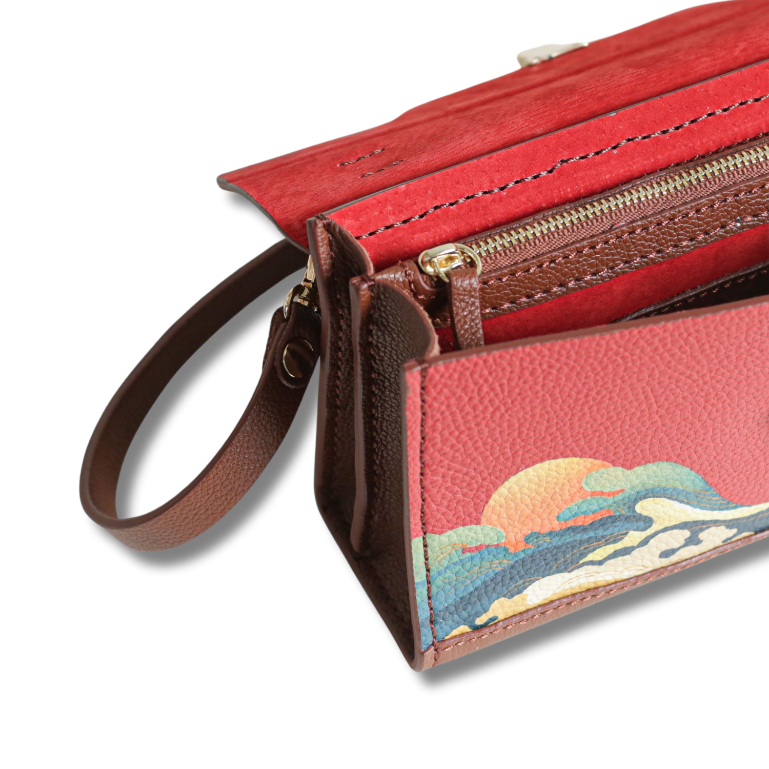 Grace Shoulder Bag Dual Compartments Glasses Storage