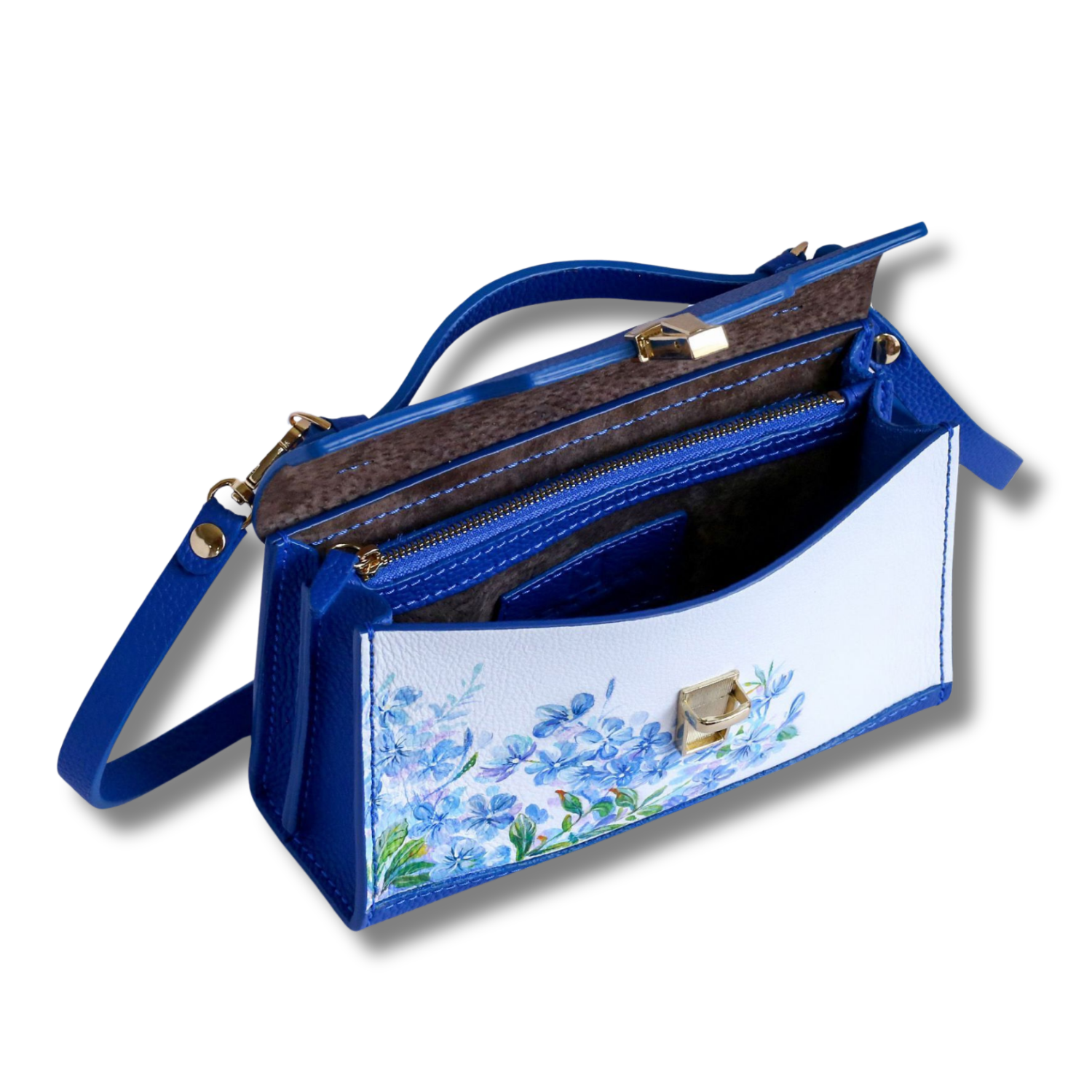 Grace Shoulder Bag Dual Compartments Glasses Storage