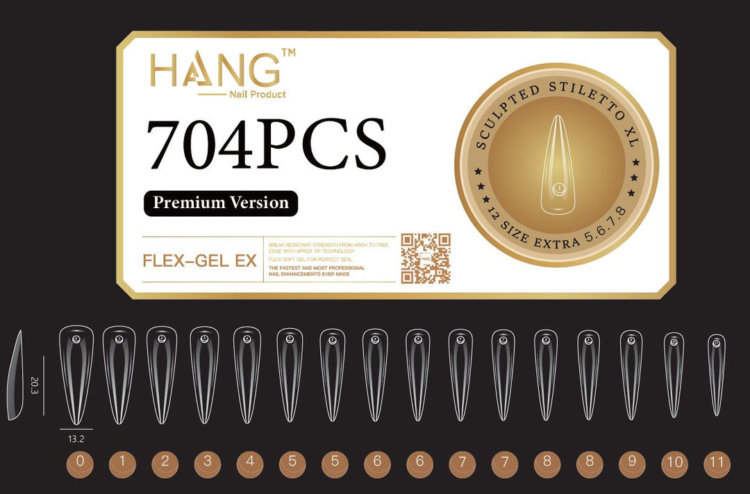 Hang - Soft Gel Ex Tips Stiletto (NEW 2024)