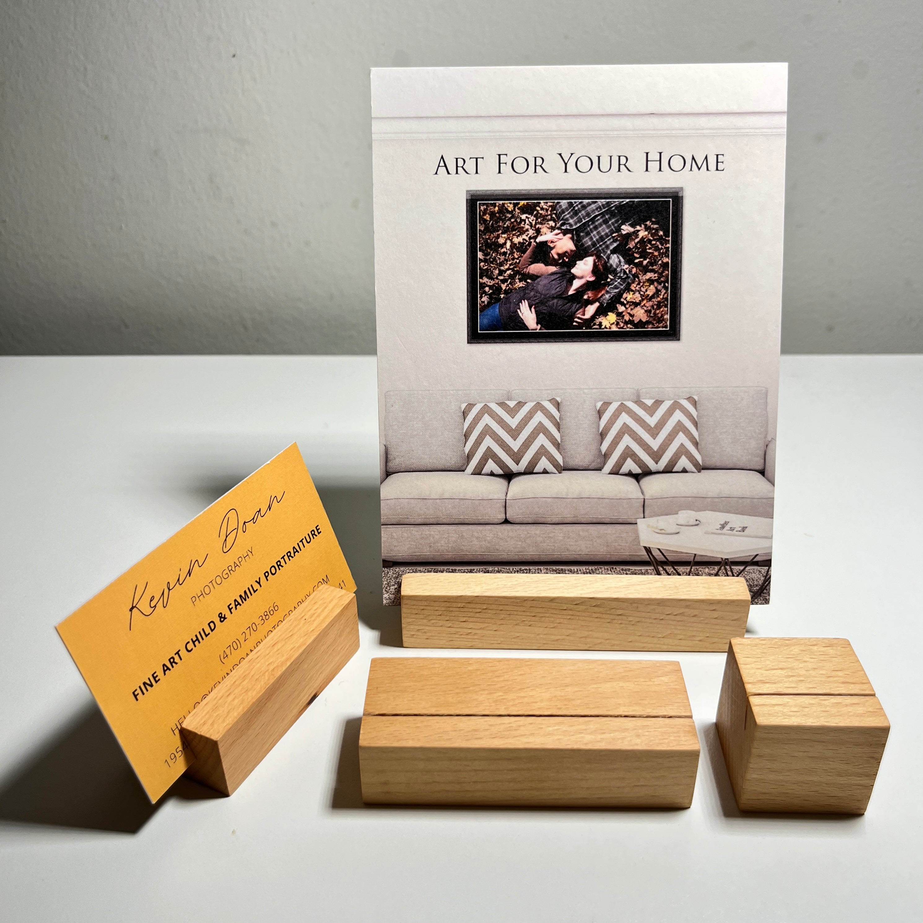 Wooden Card or Photo Portrait Holders