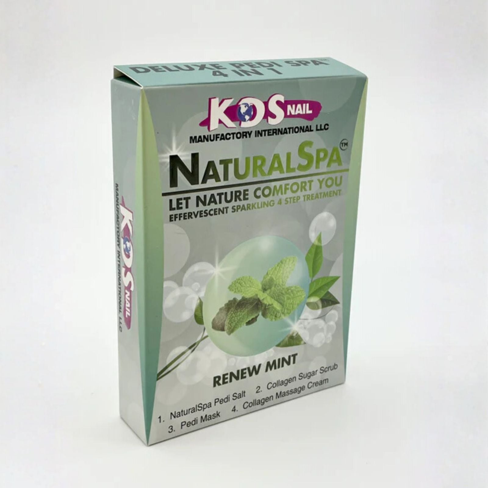 KDS - Pedicure Deluxe 4in1 (Case 88 Boxes) - Renew Mint
