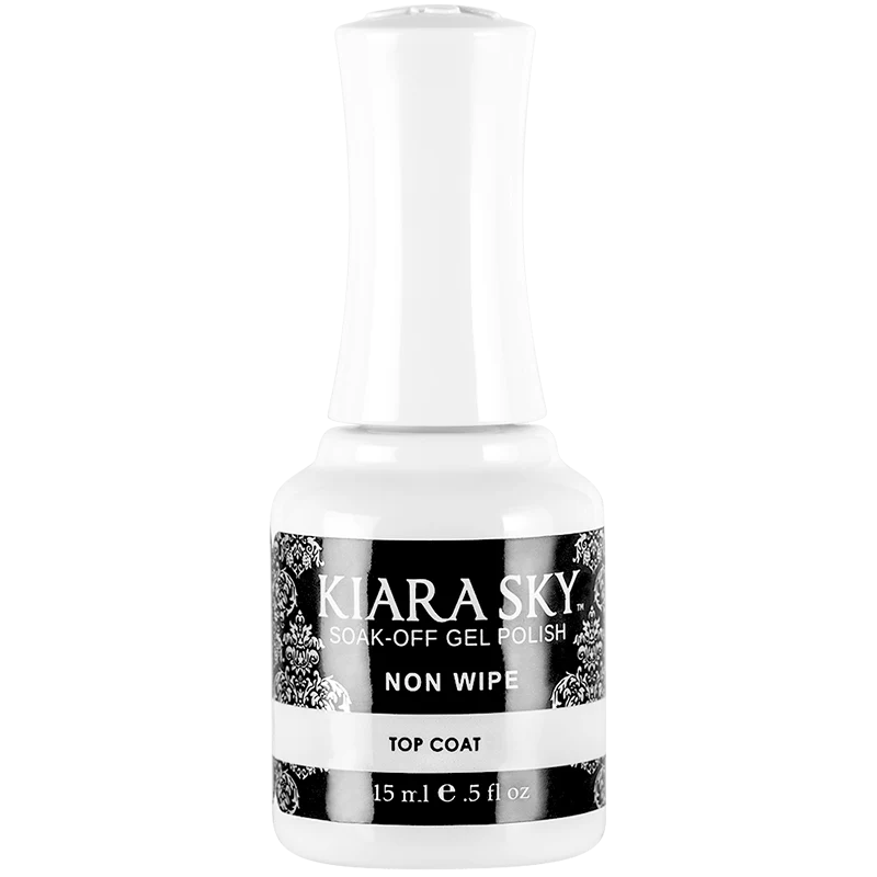 Kiara Sky - Gel Polish Base, Top, Non Wipe Top, Non Wipe Top Rub On