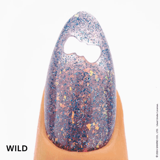 Apres x Kuromi Naughty and Nice - Flash Glitter - Gel Couleur 10ml