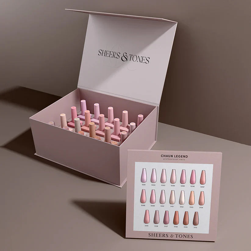 Chaun Legend - Gel Polish 0.5oz - Sheers & Tones Collection