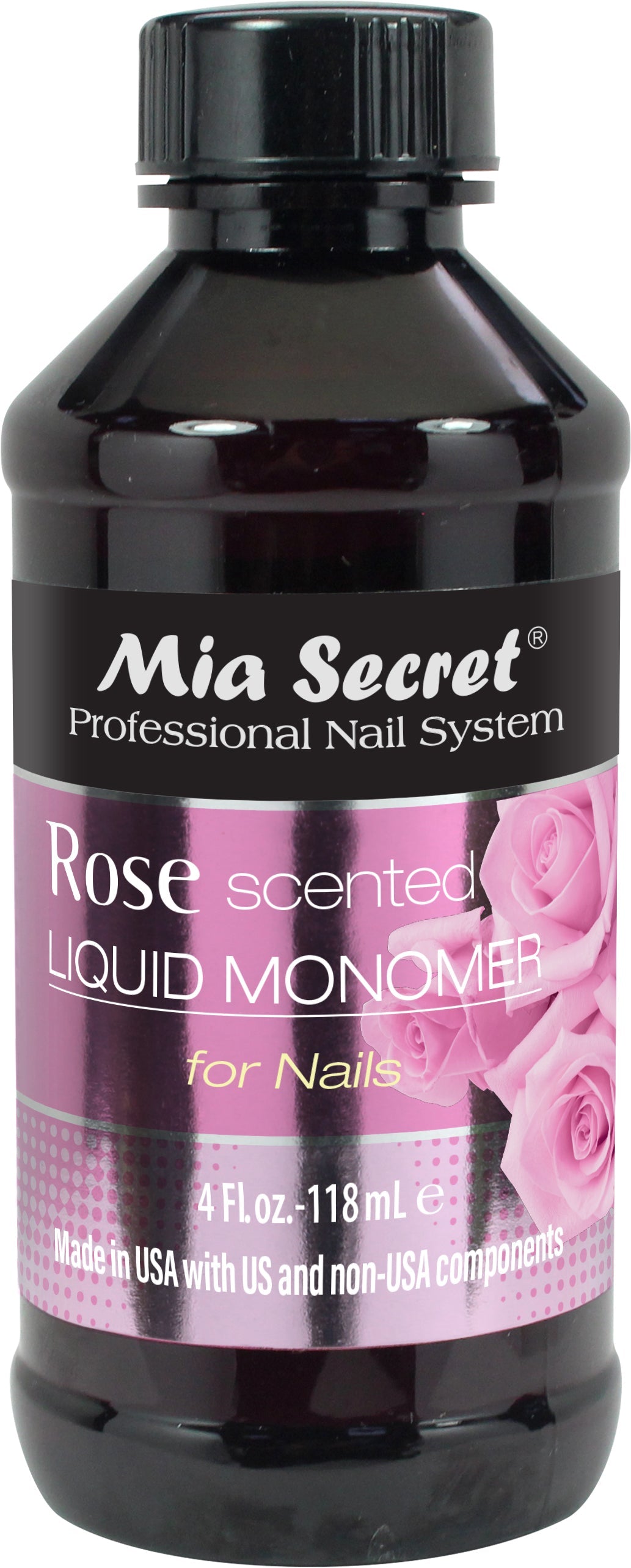 Mia Secret - Rose Scented Liquid Monomer 4 oz.