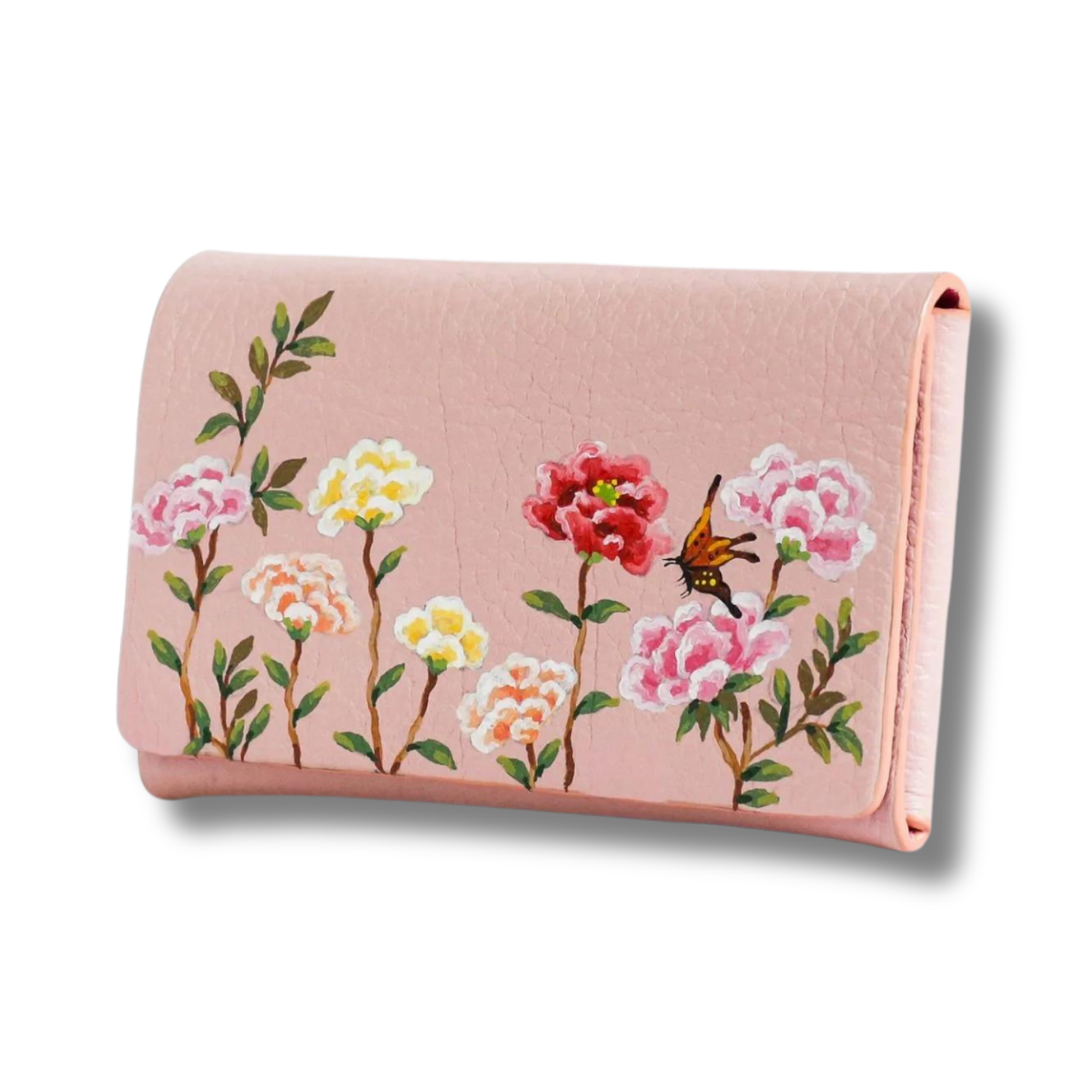 Magnetic Flap Compact Business Card Holder Colorful Custom
