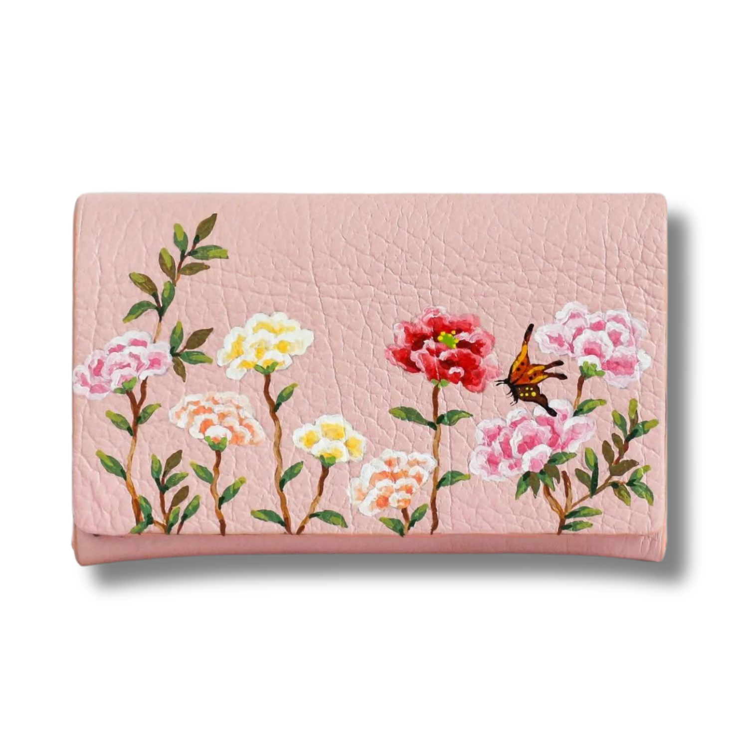 Magnetic Flap Compact Business Card Holder Colorful Custom